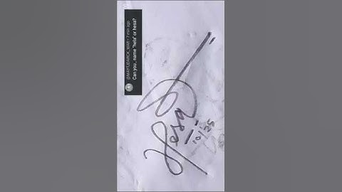 Sign Your Signature ✍️ #howto #signature #shorts #viral