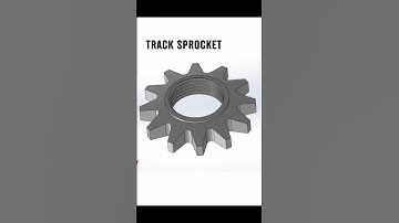 How to Create Track Sprocket in SolidWorks | Easy