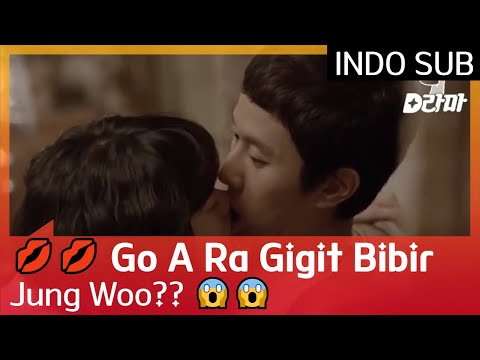 💋💋 Go Ara Gigit Bibir Jung Woo?? 😱😱 #Reply1994 🇮🇩INDO SUB🇮🇩