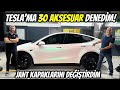 Tesla Jantlarımı Değiştirdim | 30 tane Tesla aksesuarı denedim