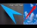 How to make paper airplane that flies far easyhow to make paper airplane