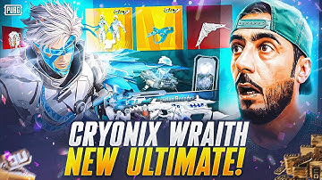 Ultimate Gilt Cryonix Wraith Set & Absolute Zero Vector Gun Lucky Spin ❄️ PUBG Mobile Crate Opening