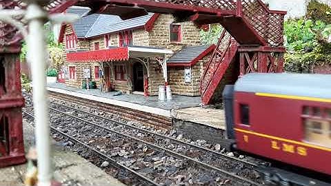 O gauge R/C scratch built garden railway