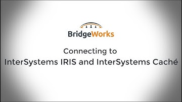 Connecting to InterSystems IRIS and InterSystems Caché