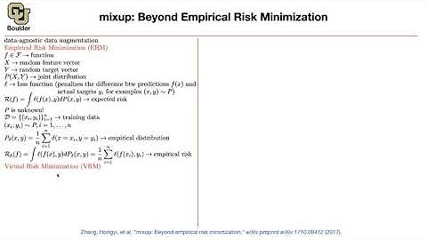 mixup | Lecture 6 (Part 5) | Applied Deep Learning (Supplementary)