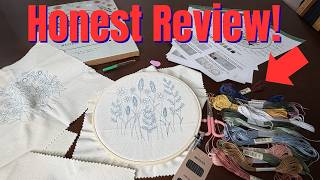 CYANFOUR Beginner Embroidery Kit Review: 5 Floral Patterns for Adults