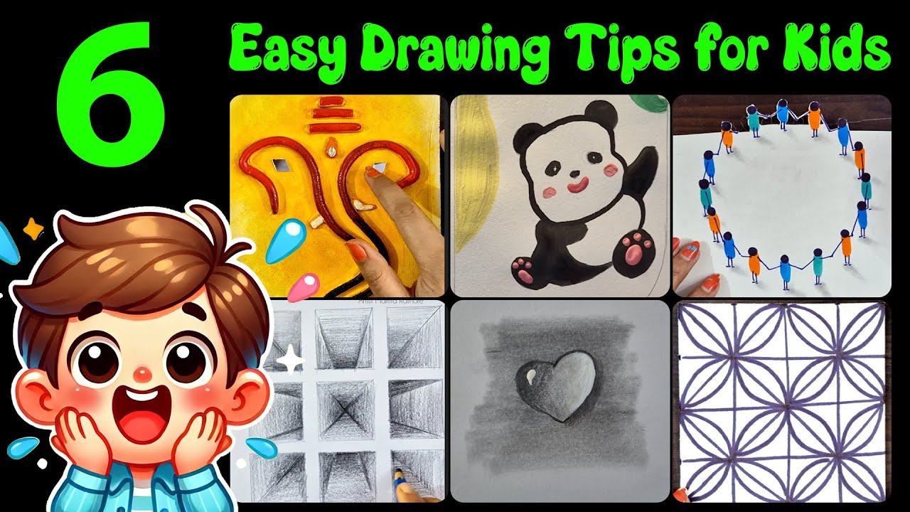 6 Easy Drawing Tips for Kids - YouTube