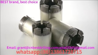 Impregnated diamond core bit HQ NQ PQ standard for rock drilling and rocking coring