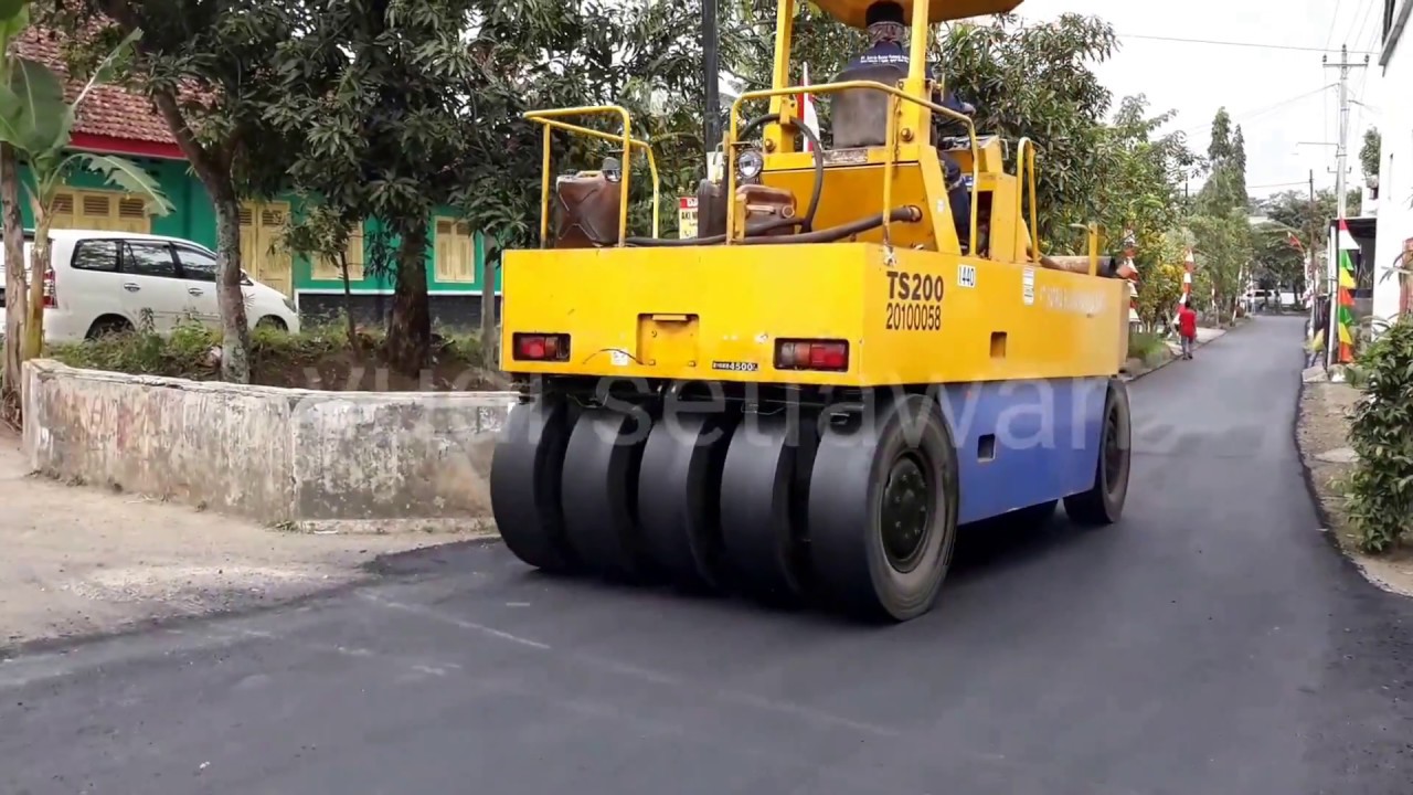 Pengaspalan Hotmix Jl. Kh. Abdul Malik MERSI