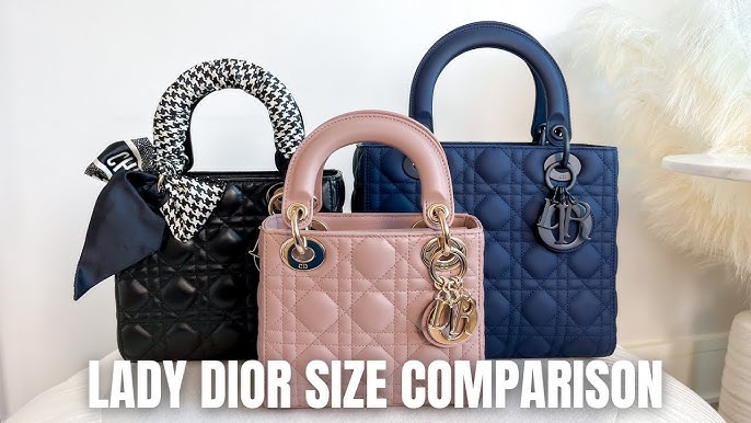 A Christian Dior Lady Dior Size Guide - Academy by FASHIONPHILE
