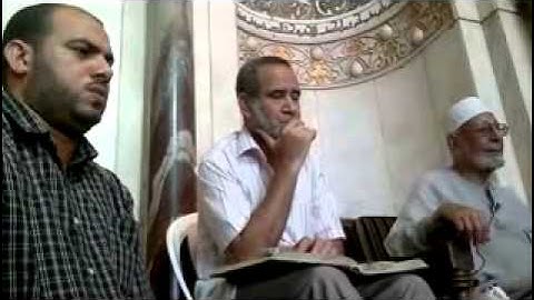 الشيخ حسن العدوي يقرأ بورش على شيخ عموم المقارئ العلامة عبدالحكيم عبداللطيف_30-5-2014