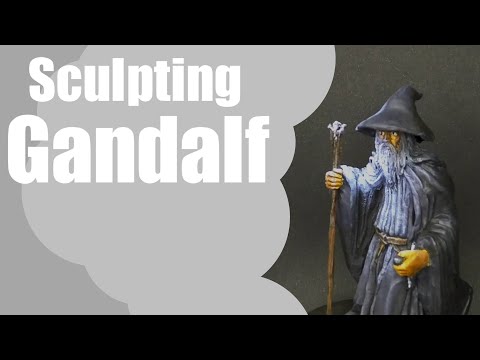 Sculpting a 75mm Gandalf Miniature!