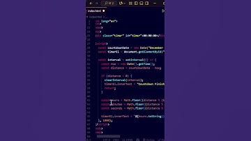 Simple Countdown Timer with HTML, CSS & JS