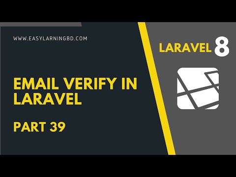 Laravel 8 Tutorial | Email Verify in Laravel Part 39