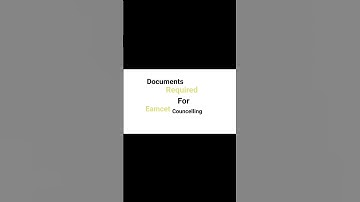 Documents Required for EAPCET 2025 Counselling 🎓 Be ready for certificate verification