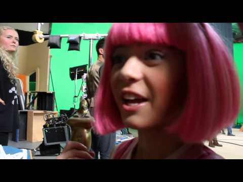 Chloe Lang on the LazyTown set!