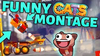 C.A.T.S FUNNY MOMENTS & GLITCHES  Crazy Battles Crash Arena Turbo Stars