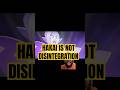 HAKAI IS NOT DISINTEGRATION #hakai #dragonball #dragonballsuper #trending #fyp #anime #manga #weeb
