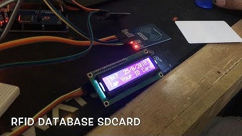 #DEMO RFID Absensi Database SD Card