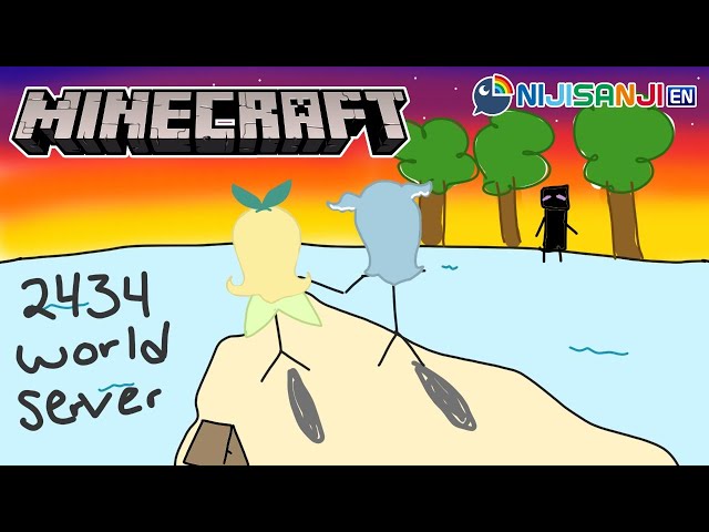 【MINECRAFT】2434 World Server Home Building!【NIJISANJI EN | Pomu Rainpuff】のサムネイル