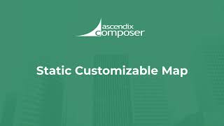 Ascendix Composer: Static Customizable Map element
