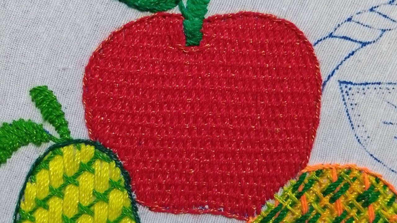 manzana 🍎#1@embroideryAnayelicarrera