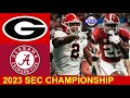 8 alabama vs 1 georgia  incredible sec championship game  2023 college football highlights
