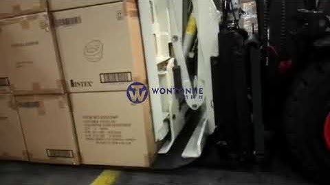 Wontonne Push Pull,Wontonne forklift attachment factory, slip sheet retainable design