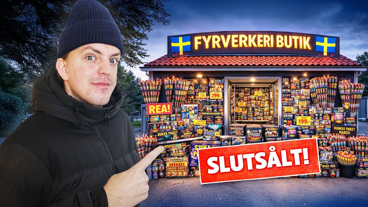 VAD FÅR MAN FÖR 50 TUSEN I EN FYRVERKERI BUTIK?