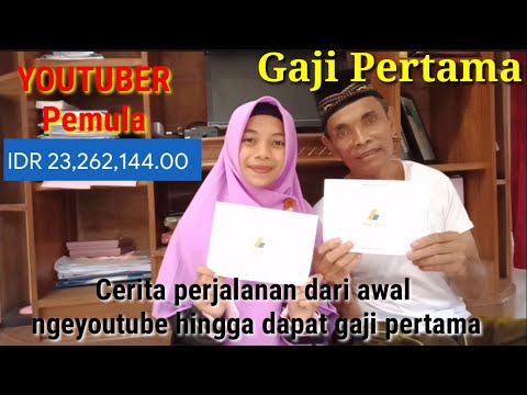 Gaji pertama youtuber pemula 2020