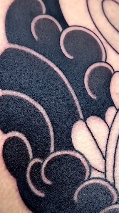 Japanese Tattoo Smooth shading #tattoo #tattooart #art #black