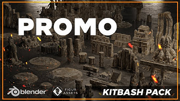 Promo - Ancient Temple 3.0 - 3D Kitbash Asset Pack