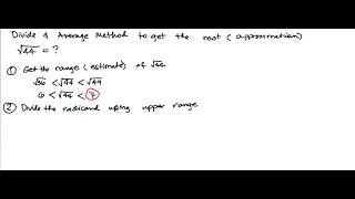 Solving square root using Newton method
