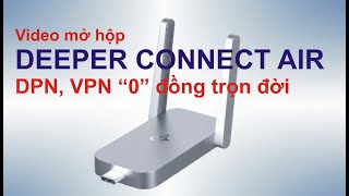 Mở hộp bộ Router Wifi Deeper Connect Air DPN VPN free, Block All Ads, Block Trackers,...