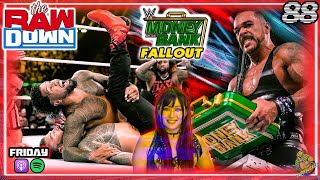 MONEY IN THE BANK FALLOUT | ROMAN REIGNS pinned by JEY USO | DAMIEN PRIEST & IYO SKY win briefcase