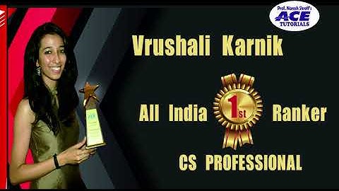 CS TOP RANKERS | ACE TUTORIALS | CSEXECUTIVE | CSSTUDENT | ICSISTUDENTS | CSSTUDENTS