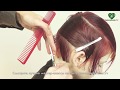 Короткая стрижка с челкой Short haircut with extensions. parikmaxer tv парикмахер тв