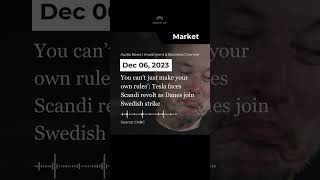 You can’t just make your own rules’: Tesla faces Scandi revolt as Danes join Swedish strike #shorts