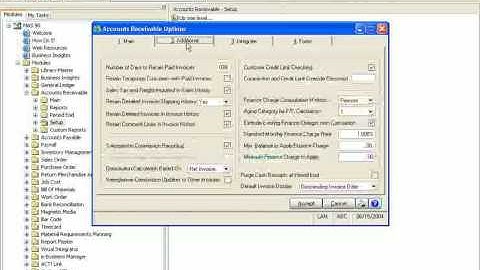 Sage MAS 90 and MAS 200 Training and Demonstration - Accounts Receivable (AR)