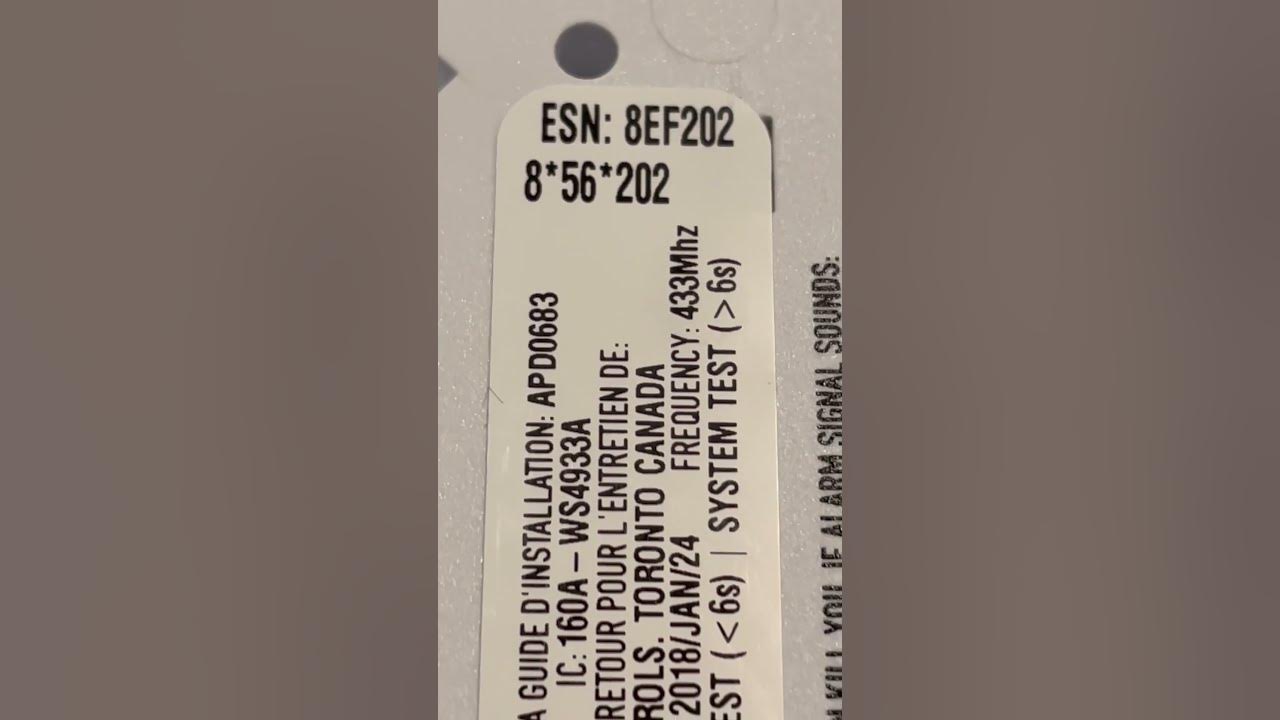 DSC Wireless Carbon Monoxide Detector WS4933 info and EndofLife (EOL