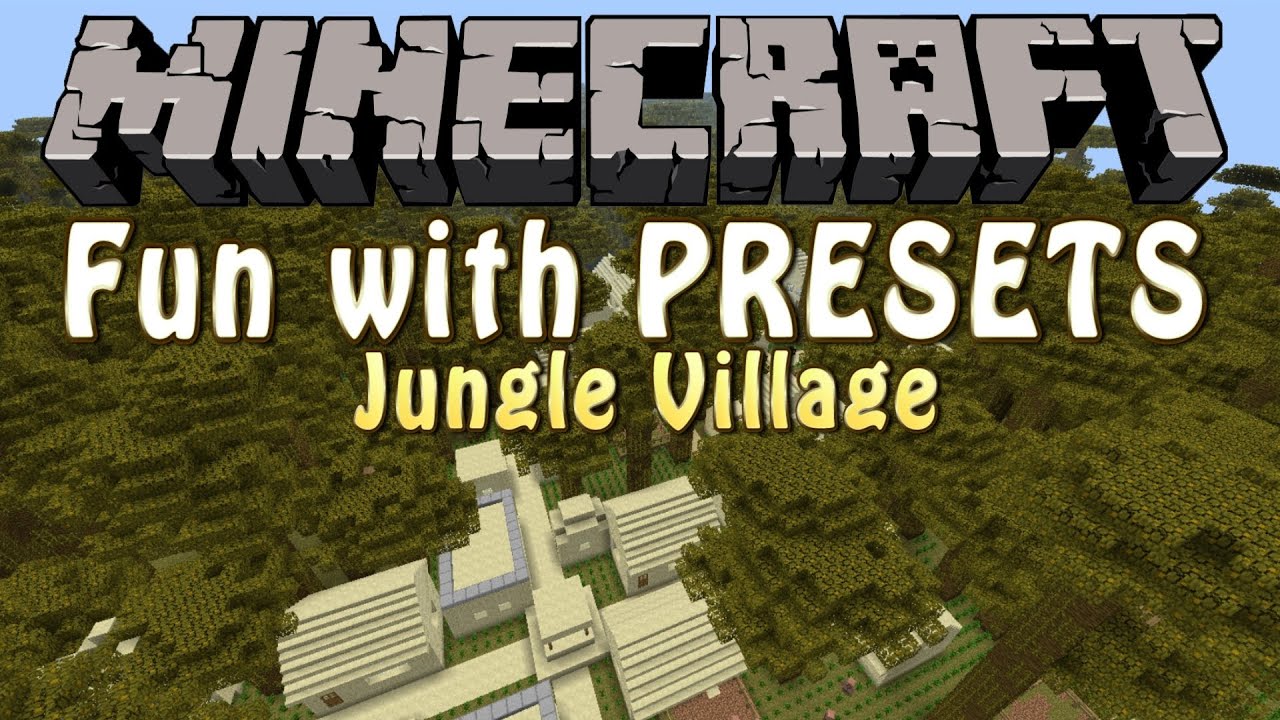 Minecraft - Fun with Presets - Custom Terrain - YouTube