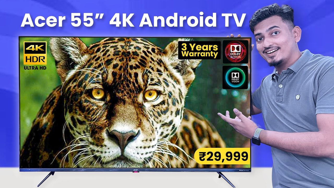 Best 55" TV to Buy on DIWALI with 3 Year Warranty 🪔 Acer H Series 55