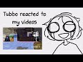 Tubbo reacts to my animatics !!