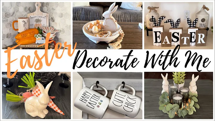 EASTER DECORATE WITH ME | NEUTRAL DECORATING | SPR...