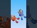 空高く飛ばされてしまう踏切ドール #Shorts