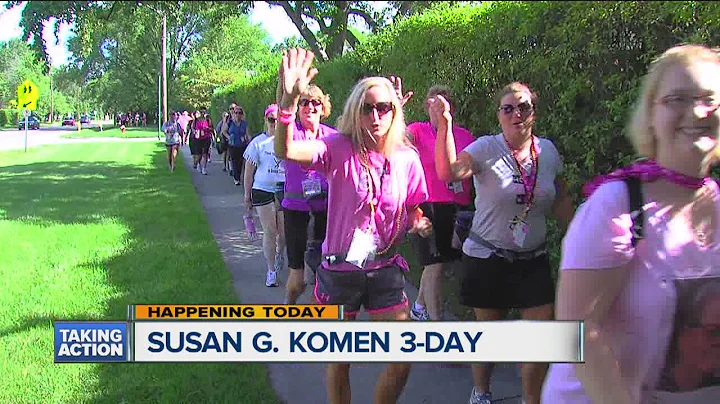 Walkers fight breast cancer one step at a time during the Susan G. Komen 3-Day