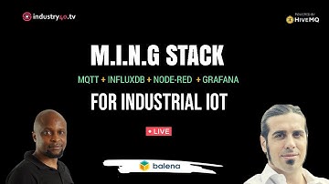 MING Stack for Industrial IoT: MQTT + InfluxDB + Node-Red + Grafana