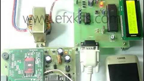 Wireless Electronic Notice Board Using GSM Modem