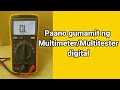 Paano gumamit Ng Multimeter/Multitester Digital