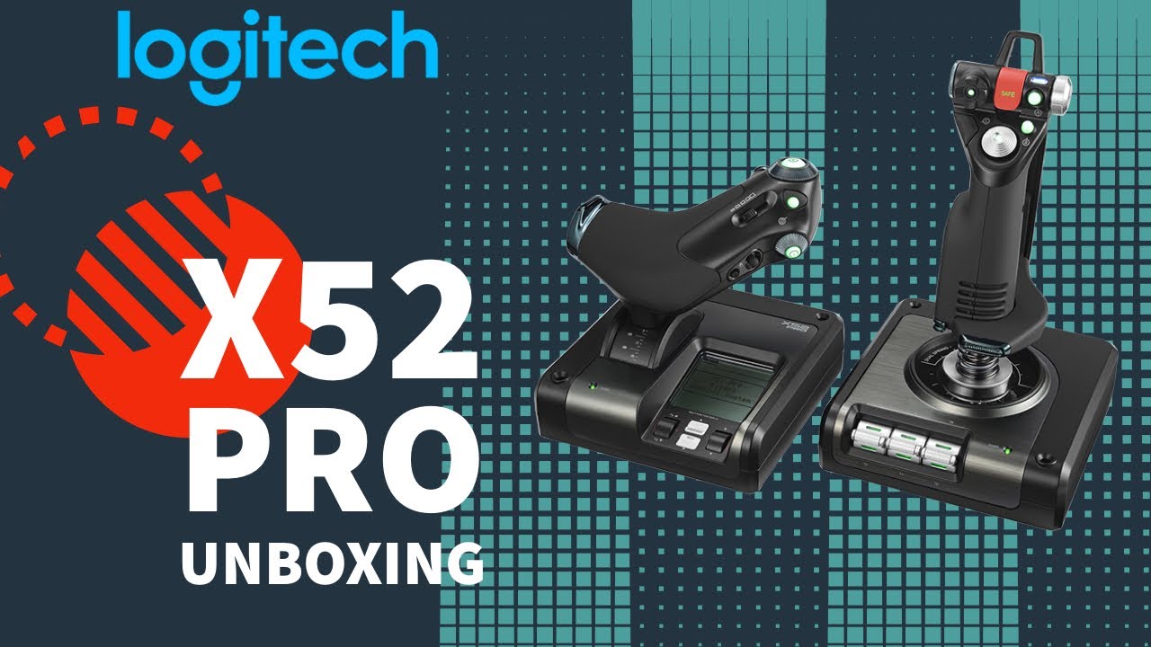 Logitech X52 Pro HOTAS - unboxing and key features
